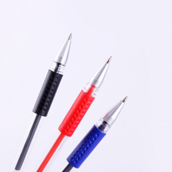 Ручка гелевая, синяя, прозрачный корпус, арт.GP-156, /0,5мм./, 22-532