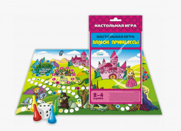 Настольная игра-ходилка " Замок принцессы "