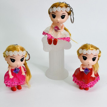 Игрушка «Кукла» в виде брелка, 11см., цвет микс, арт.34-110