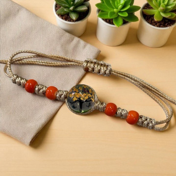 Браслет нить с с амулетом, 37-588