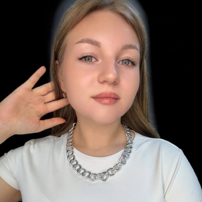 Колье "Цепь" /52х1,5см./, цвет серебро, 25-355