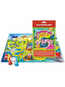 Настольная игра-ходилка " Свинячий патруль "