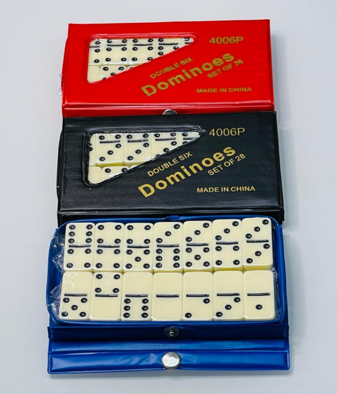 Домино (синий, красный, чёрный, зелёный) 26-210