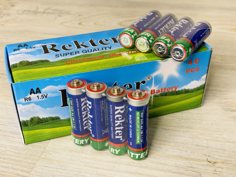 Батарейка солевая Rekter "SUPER QUALITY" R06 (1,5V), 15-10