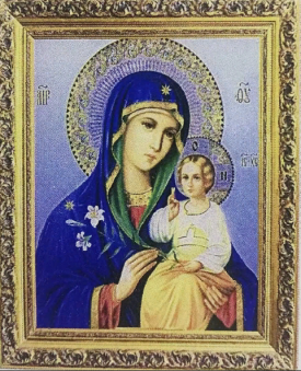 Алмазная мозаика на подставке /21х25см./, " Икона " арт.JA21143, 20-252