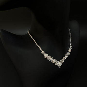 Набор 2 предмета: серьги, колье "Грация" арт.DHD21000 32-585