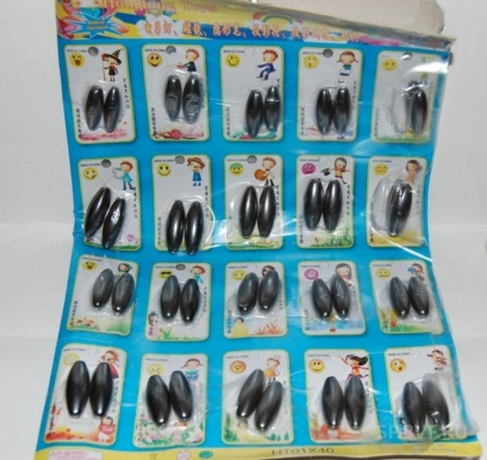 Игрушка магнит "ZZZ"  овальный, 21-255