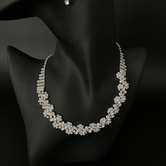 Набор 2 предмета: серьги, колье "Классика" арт.DHD20787, 32-587