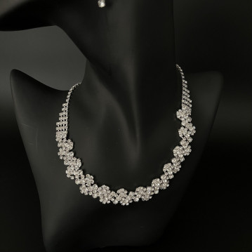 Набор 2 предмета: серьги, колье "Классика" арт.DHD20787, 32-587