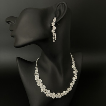 Набор 2 предмета: серьги, колье "Классика" арт.DHD20787, 32-587
