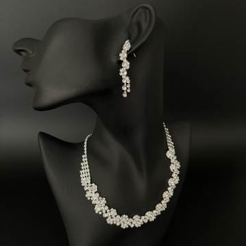 Набор 2 предмета: серьги, колье "Классика" арт.DHD20787, 32-587