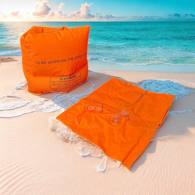 Нарукавники оранжевые /пара, 18 микрон/, 37-201