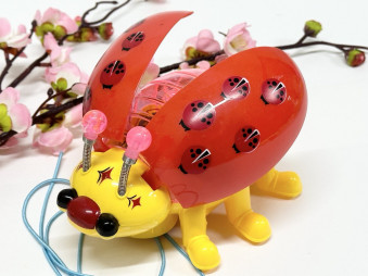 Игрушка "Божья коровка" муз.свет., 31-129