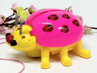 Игрушка "Божья коровка" муз.свет., 31-129