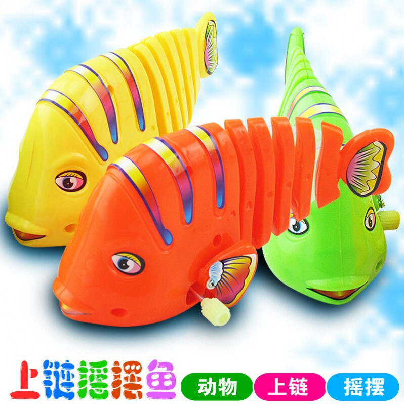 Игрушка заводная "Рыбка", 15-270