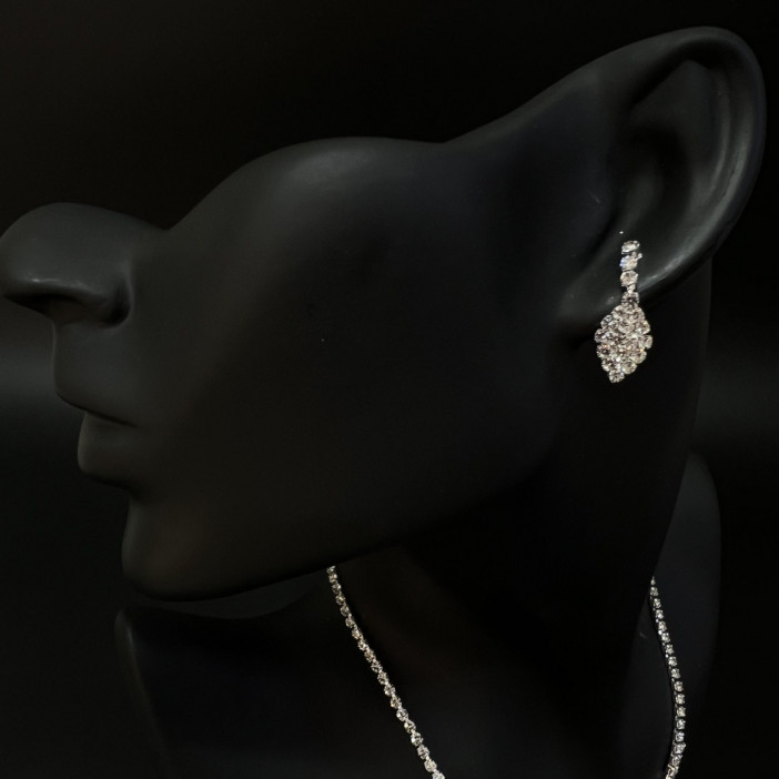 Набор 2 предмета: серьги, колье "Классика" арт.DHD20995, 32-585