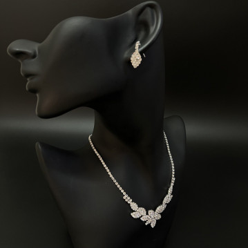 Набор 2 предмета: серьги, колье "Классика" арт.DHD20995, 32-585
