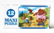 Пазлы макси в ассортименте 12 эл