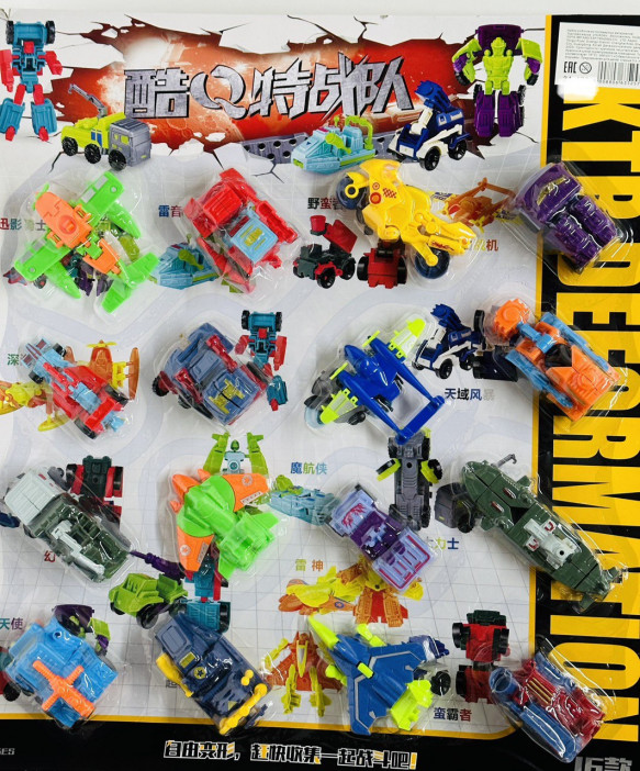 Трансформирующаяся игрушка на листе, арт.38024, 31-473