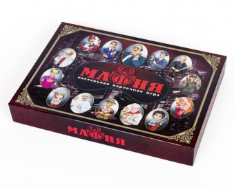 Игра настольная карточная "Мафия" (с масками)