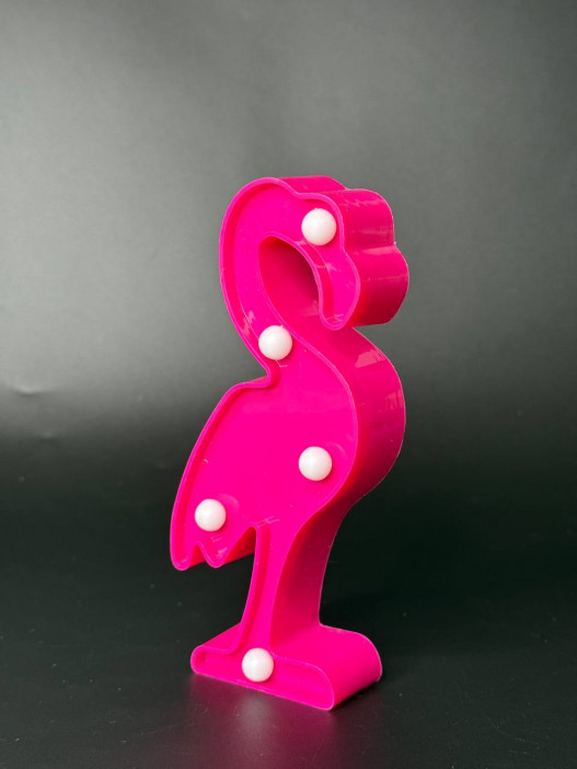Светильник - ночник "Фламинго" малин., /15,3х5,5х2,5см./, 22-289
