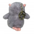Мягкая игрушка «Сова» серая, 11см., в виде брелка, арт.33-396