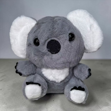 Мягкая игрушка  «Коала» серый, 12см., в виде брелка, арт.33-426