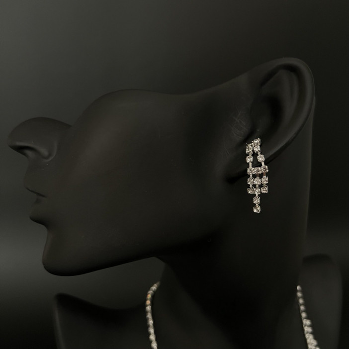 Набор 2 предмета: серьги, колье "Классика" арт.DHD20972, 32-586