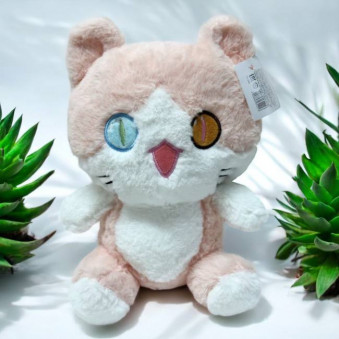 Мягкая игрушка  «Кошка» 24см., розовая,  арт.33-348