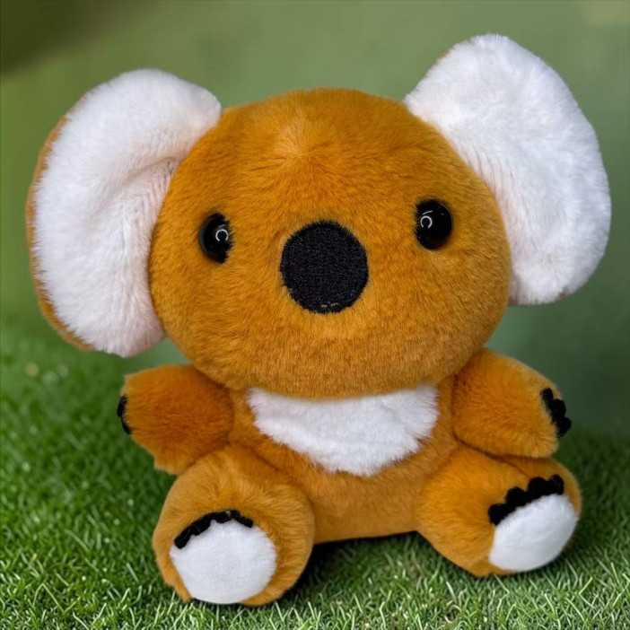 Мягкая игрушка  «Коала» рыжий, 12см., в виде брелка, арт.33-426