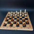 Настольная игра 3в1 (нарды, шахматы, шашки) /поле:34х34см./, 37-422