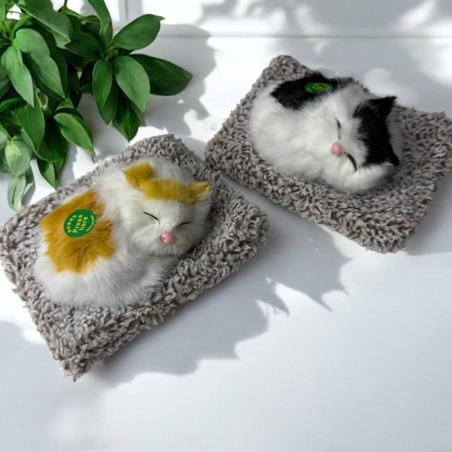 Котенок на лежанке со звуком, 37-293 Котенок на лежанке со звуком, 37-293