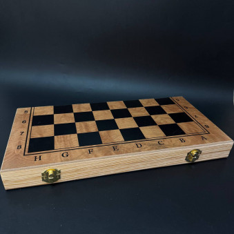 Настольная игра 3в1 (нарды, шахматы, шашки) /поле:38,5х39см./, 37-423