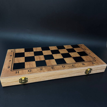 Настольная игра 3в1 (нарды, шахматы, шашки) /поле:38,5х39см./, 37-423