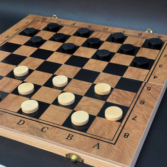 Настольная игра 3в1 (нарды, шахматы, шашки) /поле:38,5х39см./, 37-423