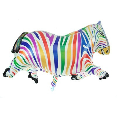 Шар фольга "Зебра" (89-39)