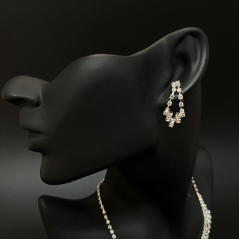 Набор 2 предмета: серьги, колье "Классика" арт.DHD20978, 32-586