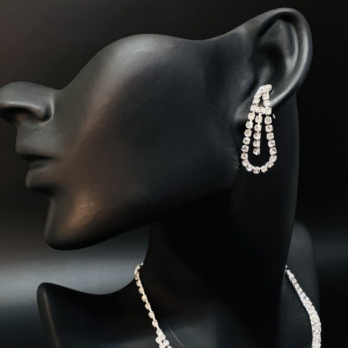 Набор 2 предмета: серьги, колье "Классика" арт.DHD20771, 32-586