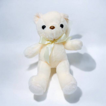 Мягкая игрушка "Мишка", молочный, 30см., арт.33-354