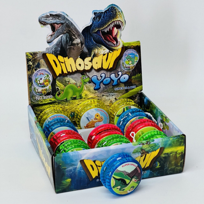 Игрушка "йо-йо" пластиковое "Дино", световое арт.8299