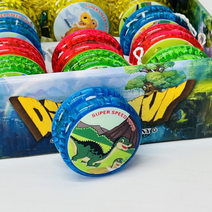 Игрушка "йо-йо" пластиковое "Дино", световое арт.8299