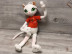 Мягкая игрушка  «Кошка» 53см., белая в кофте,  арт.22-935