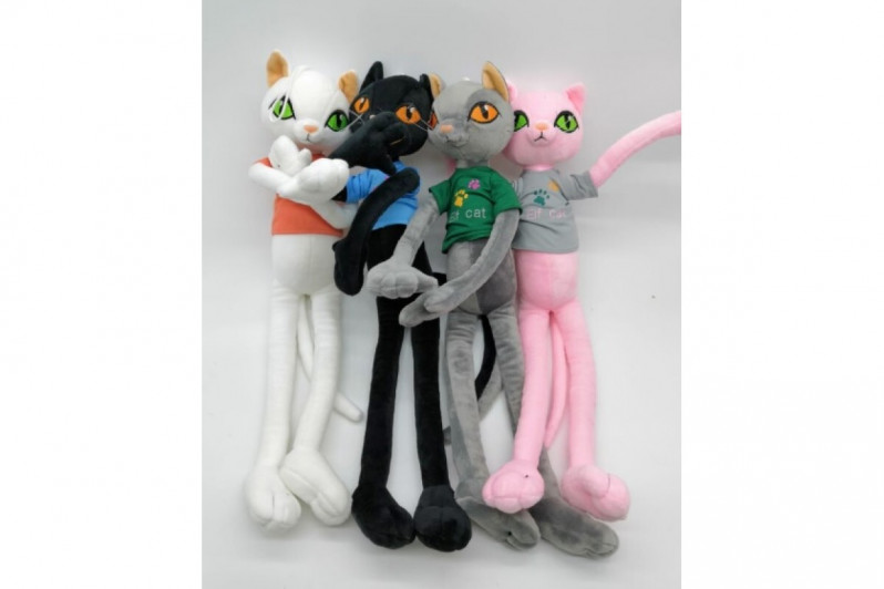 Мягкая игрушка «Кошка» 53см., розовая в кофте,  арт.22-934