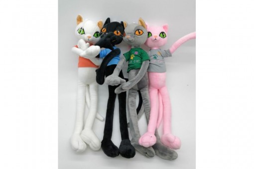 Мягкая игрушка  «Кошка» 53см., черная в кофте,  арт.22-936