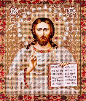 Алмазная мозаика на подрамнике /30х40см./, "Икона" арт.Х204, 23-305