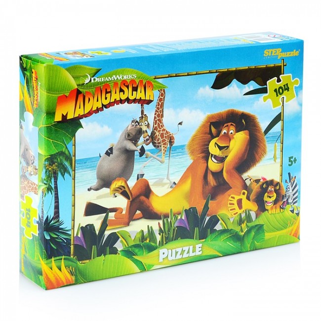 Пазл - Мозаика "puzzle" 104 "Мадагаскар - 3" Пазл - Мозаика "puzzle" 104 "Мадагаскар - 3"