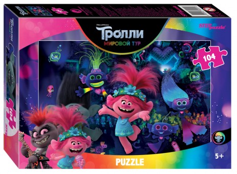 Пазл - Мозаика "puzzle" 104 "Trolls - 2" 