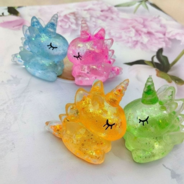Игрушка антистресс - тянучка (гель) "Единорог" /9,3х7,2х4,5см./, арт. 35-154