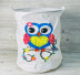 Корзина для игрушек круглая "Совята", 26-326