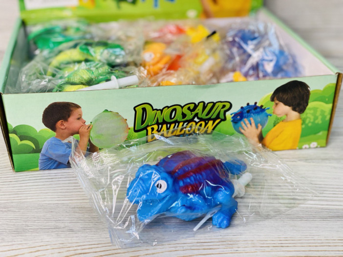 Надувная игрушка "Динозавры", микс 4 вида  27-500